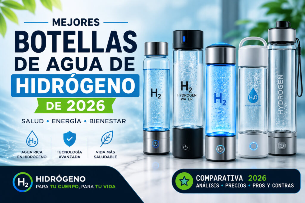 Mejores botellas de agua de hidrógeno de 2026
